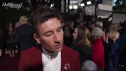 'Saltburn' Star Barry Keoghan Reacts to a Jacob Elordi Bathwater Scented Candle | THR Video