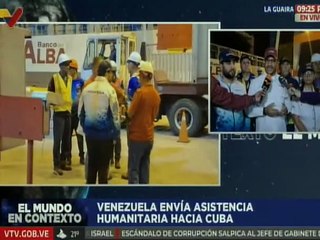 Venezuela envía más de 7 mil toneladas de asistencia humanitaria a Cuba