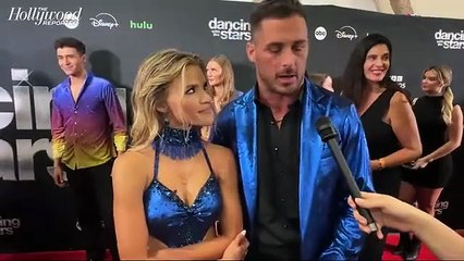 Danny Amendola & Witney Carson Show Their Pre-Dance Handshake for 'Dancing With the Stars' | THR Video