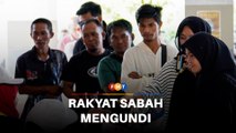 Rakyat Sabah mula keluar mengundi