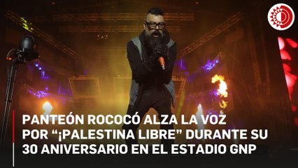 Panteón Rococó celebra 30 años con un concierto masivo y mensaje por Palestina en el Estadio GNP