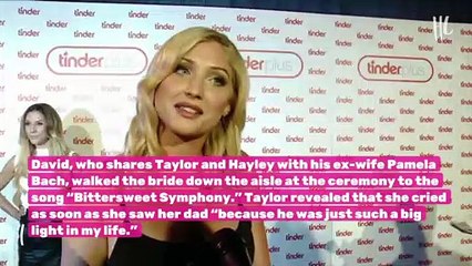 David Hasselhoff 's Daughter Taylor Marries Fiancé  Madison Fiore