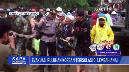 Tim SAR Gabungan Evakuasi Warga yang Terisolasi di Lembah Anai Pasca Banjir Bandang | SAPA PAGI