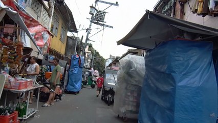 Street of Vendors on Lt. Garcia Street in Paranaque City in the Philippines