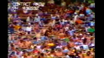 Kim Huges Bowling vs Pakistan 3rd Test, Melbourne, First Innings December 11 - 15, 1981