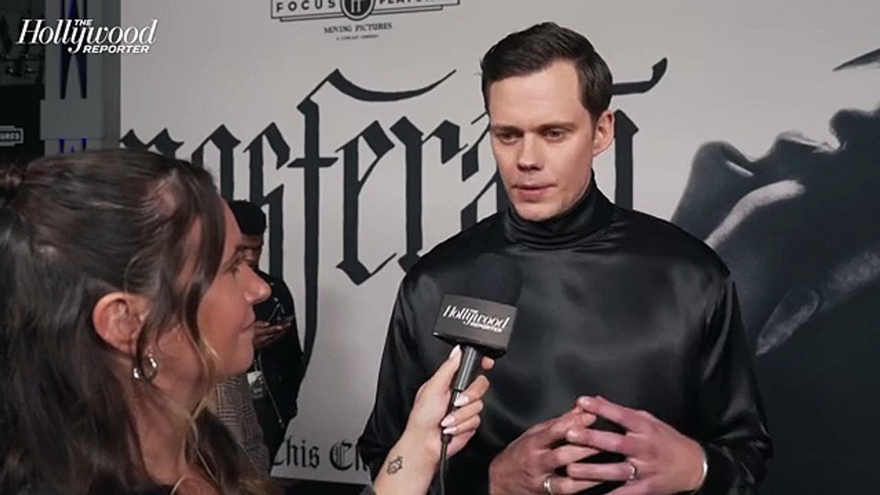 Bill Skarsgård Says He's "Excited for This Beast to be Unleashed" at 'Nosferatu' Premiere | THR Video