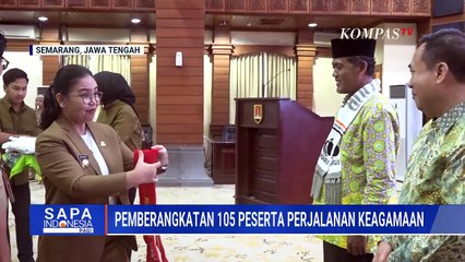 Wali Kota Semarang Lepas Keberangkatan 105 Peserta Perjalanan Keagamaan Lintas Agama | SAPA PAGI