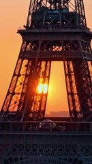 Beautiful evening view in France