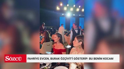 Fahriye Evcen, Burak Özçivit'i gösterip: Bu benim kocam