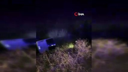 Siirt’te işçileri taşıyan otobüs devrildi: 17 yaralı