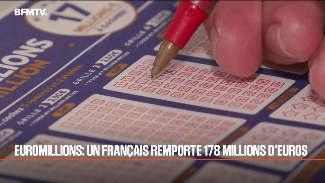 Euromillions: un Français remporte 178 millions d'euros