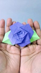 Origami Rose for Beginners 🌹 (Looks Complicated but Super Easy!)