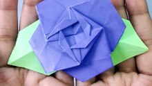 Origami Rose for Beginners 🌹 (Looks Complicated but Super Easy!)