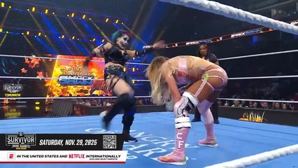WWE SMACKDAWN 28 NOVEMBER 2025 CHARLOTTE FLAIR VS ASUKA FULL MATCH