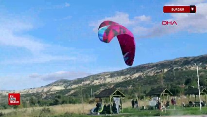 55 yılda 21,3 metre çekilen Burdur Gölü havadan görüntülendi