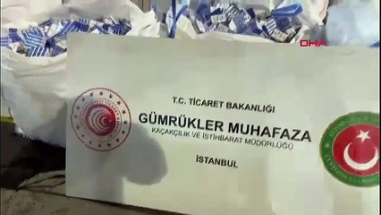 Ambarlı Limanı’nda Dev Operasyon! 394 Bin Paket Kaçak Sigara Ele Geçirildi