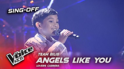 The Voice Kids Philippines: Lovers Cabrera's DREAMY take on 'Angels Like You'! | Sing Offs