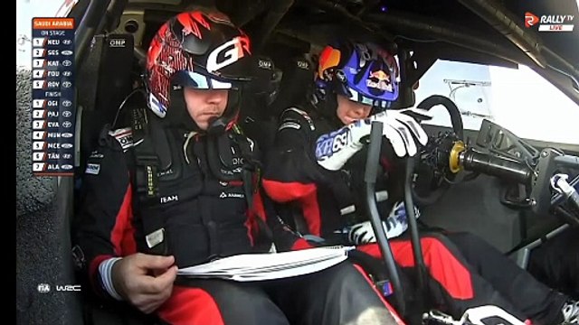 WRC 2025 Saudi Arabia SS16 Rovanpera Sesks Punctures