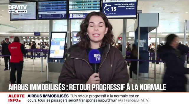 Airbus immobilisés: Air France annonce un retour progressif à la normale en cours et que tous les passagers seront transportés ce samedi