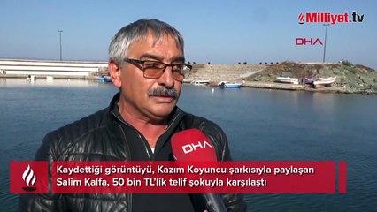 Evinin balkonundan kaydettiği görüntüyü, bu şarkıyla paylaştı! 50 bin TL’lik telif şoku