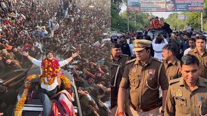 Bigg Boss 19: Mridul Tiwari Road Show In Itawa Video Viral, Police Action, Public Shocked