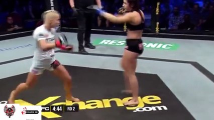 Probably The Craziest Women's MMA Fight fighting championships