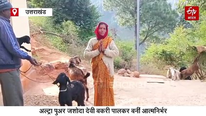 ग्रामोत्थान परियोजना बन रही गेम चेंजर, अल्ट्रा पुअर जशोदा देवी बकरी पालन से बनीं आत्मनिर्भर