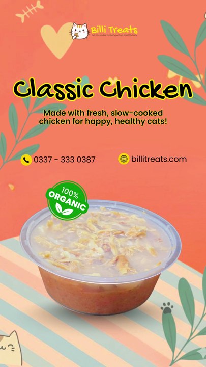 Is Homemade Wet Food Good for Cats? | Classic Chicken by Billi Treats