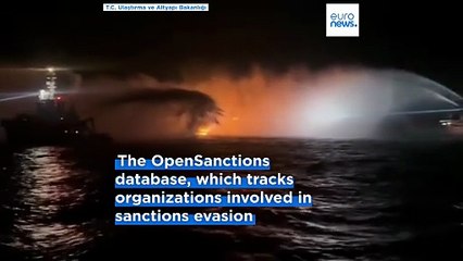 Two ships of Russia's sanctioned shadow fleet caught fire in the Black Sea off Türkiye