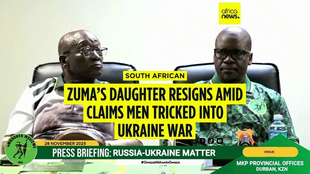 Zuma’s daughter resigns amid claims South Africans were lured into Ukraine War