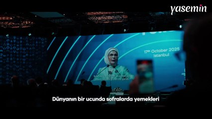 Emine Erdoğan, Yüksek Düzeyli Tarım ve Orman Bakanları Paneliyle ilgili videolu paylaşım yaptı