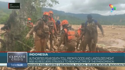Indonesia: Rescuers struggle to reach victims in Sumatra floods