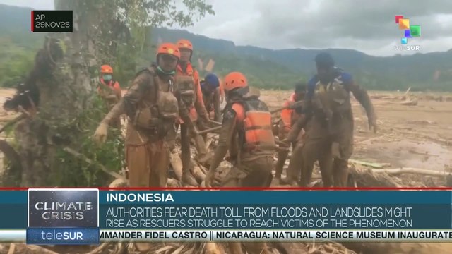 Indonesia: Rescuers struggle to reach victims in Sumatra floods