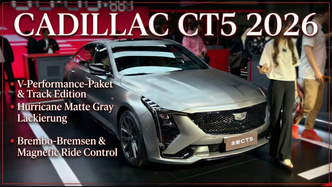 2026 CT5 V-Performance-Paket: Rennstrecken-Feeling für die Straße