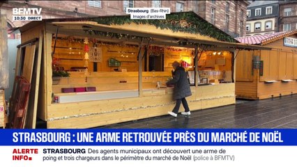 Une enquête ouverte après la découverte d'une arme à feu près du marché de Noël de Strasbourg