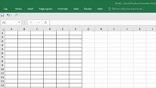 In excel select 10000 cell withe border one click