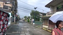 Quiet Neighborhood on Mascardo Street in Kawit, Cavite in the Philippines