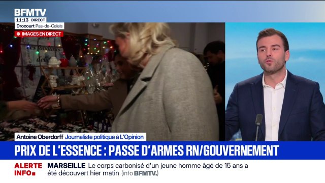 Municipales: Marine Le Pen en campagne dans son fief, le Pas-de-Calais