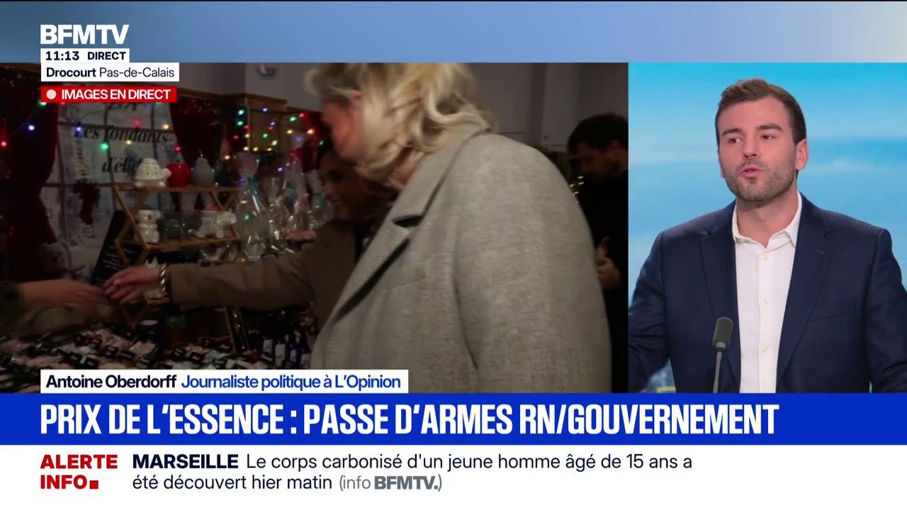 Municipales: Marine Le Pen en campagne dans son fief, le Pas-de-Calais