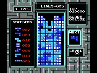 Tetris (USA) - Actual Framerate Fret #4