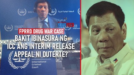 Bakit ibinasura ng ICC ang interim release appeal ni Duterte? | GMA Integrated Newsfeed