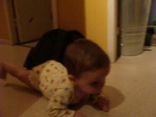 louka en train de ramper