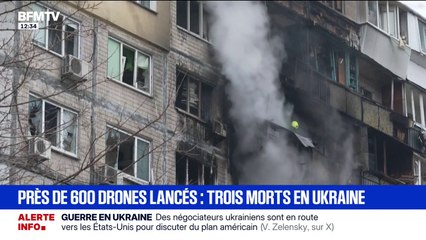 Guerre en Ukraine: près de 6.000 drones lancés dans une attaque russe massive
