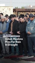 Uzbek Muslims Pray For Rain In Drought