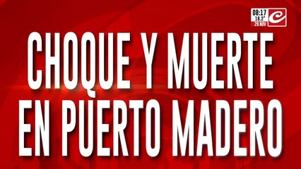 Choque en Puerto Madero: dos muertos y dos heridos