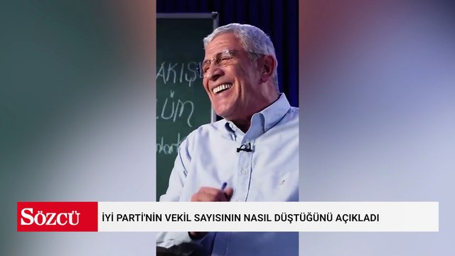 İYİ Parti'nin vekil sayısının nasıl düştüğünü açıkladı