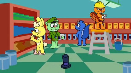 Mondo Lammy Señor Pickles Disco Bear Nutty Flaky The Mole Petunia Handy Flippy Lumpy Cuddles Toothy Happy Tree Friends Catástrofe En La Tienda Animación Perú