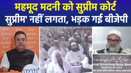 जमीयत उलेमा-ए-हिंद के अध्यक्ष मौलाना महमूद मदनी के बयान से सियासी उबाल