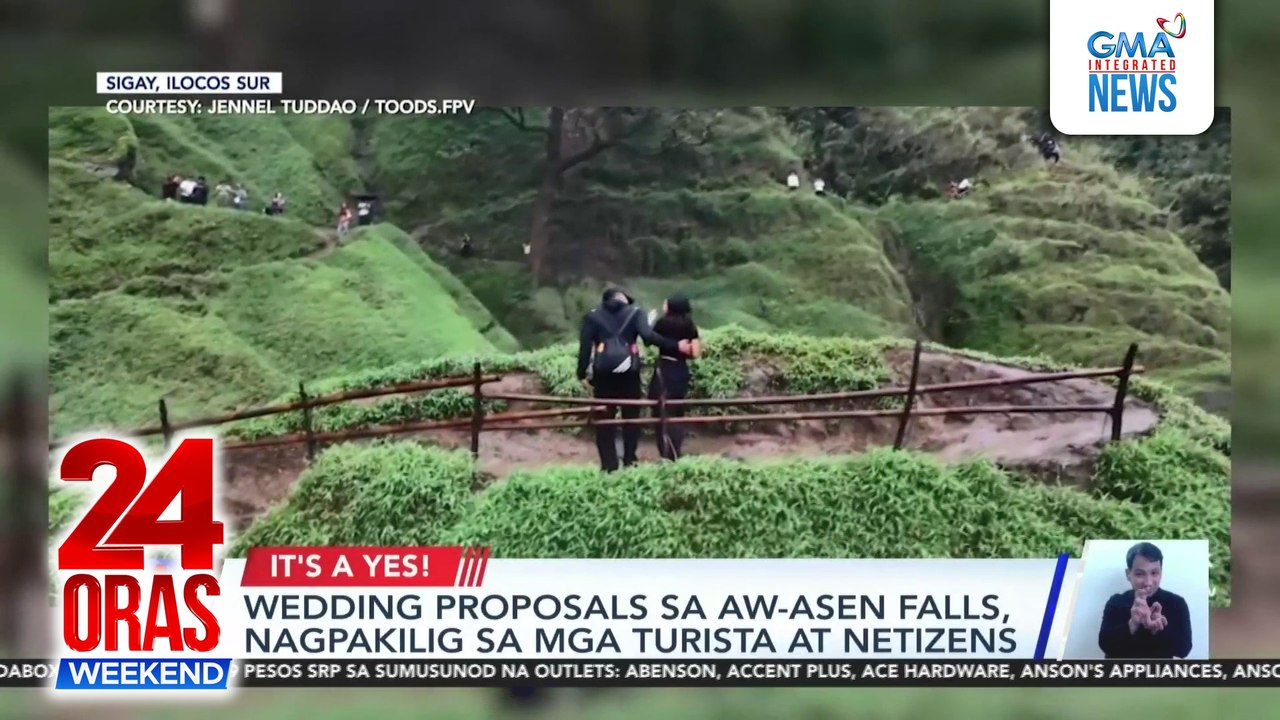 Couples get engaged at Aw-Asen Falls | 24 Oras Weekend