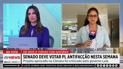 Senado deve votar PL Antifacção em meio à tensão com governo